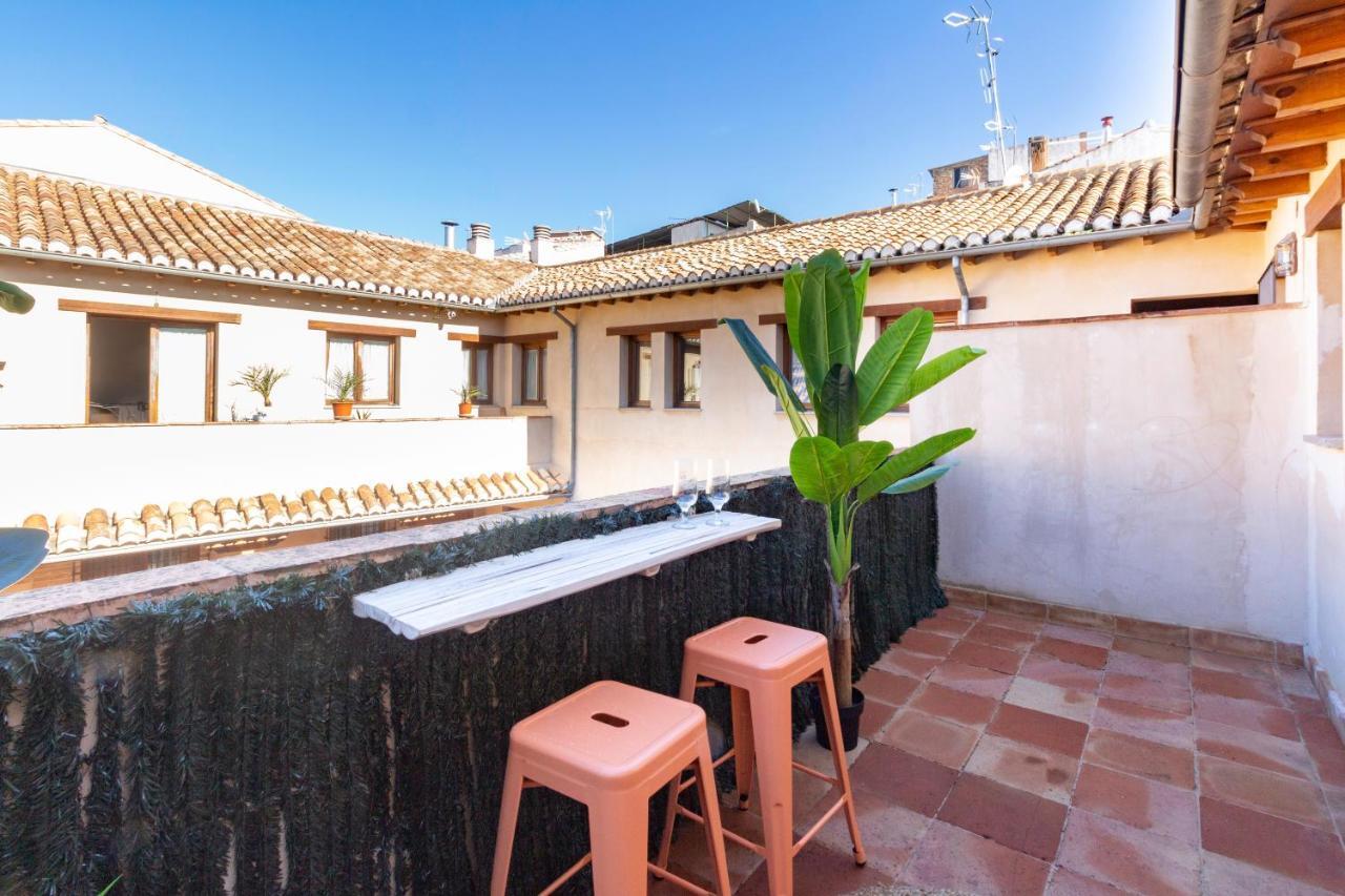 Ferienwohnung Atico Junto Al Albaicin Con Terraza Granada Exterior foto